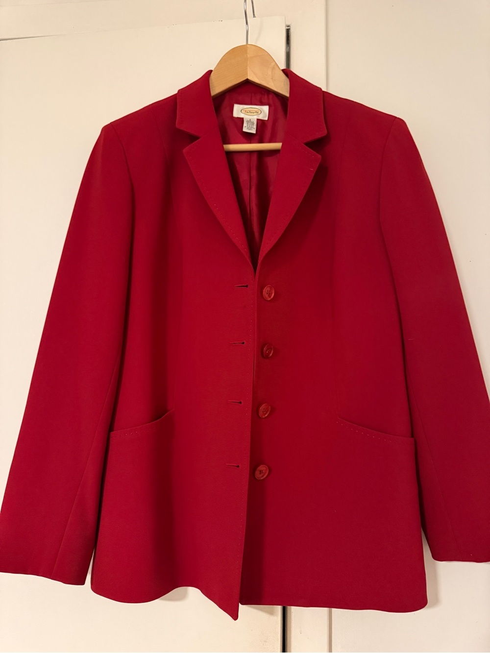 Talbots Red Women's Blazer Jacket